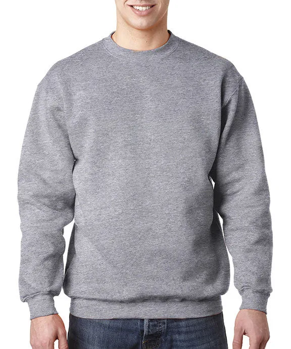 1102 - Bayside Adult Crew Neck Fleece Sweatshirt