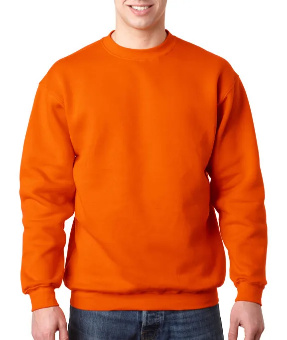 1102 - Bayside Adult Crew Neck Fleece Sweatshirt