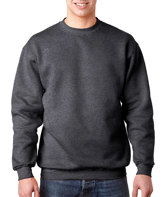 1102 - Bayside Adult Crew Neck Fleece Sweatshirt