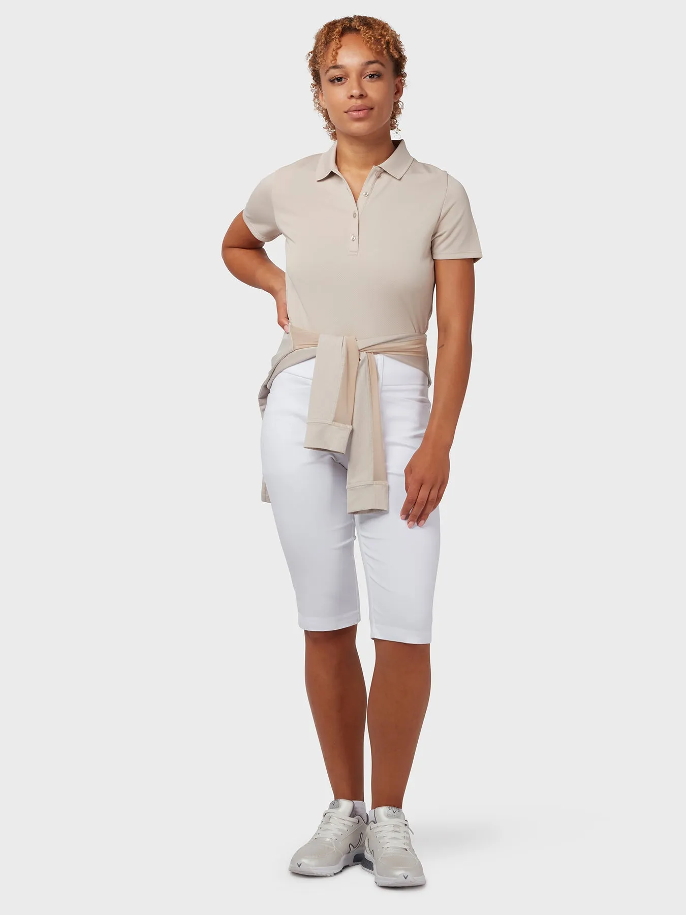 3/4 Truesculpt Women's Shorts In Brilliant White