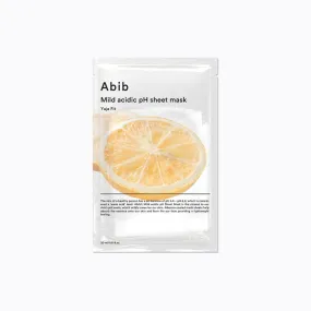 Abib MILD ACIDIC pH SHEET MASK YUJA FIT 30ml 10ea Skincare Cosmetics