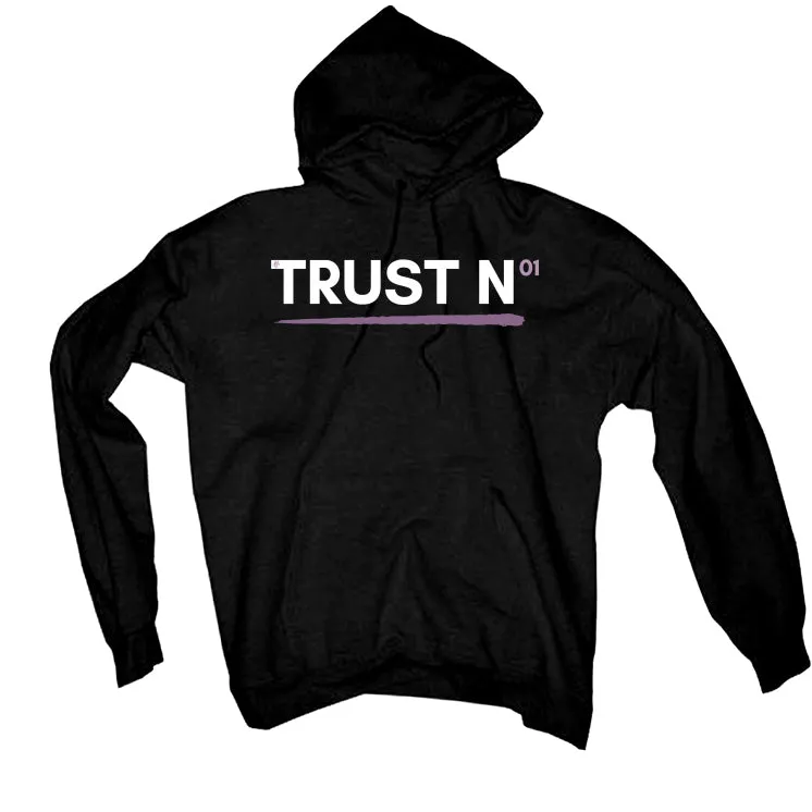 Air Jordan 1 High OG Mauve | ILLCURRENCY Black T-Shirt (TRUST NO ONE)