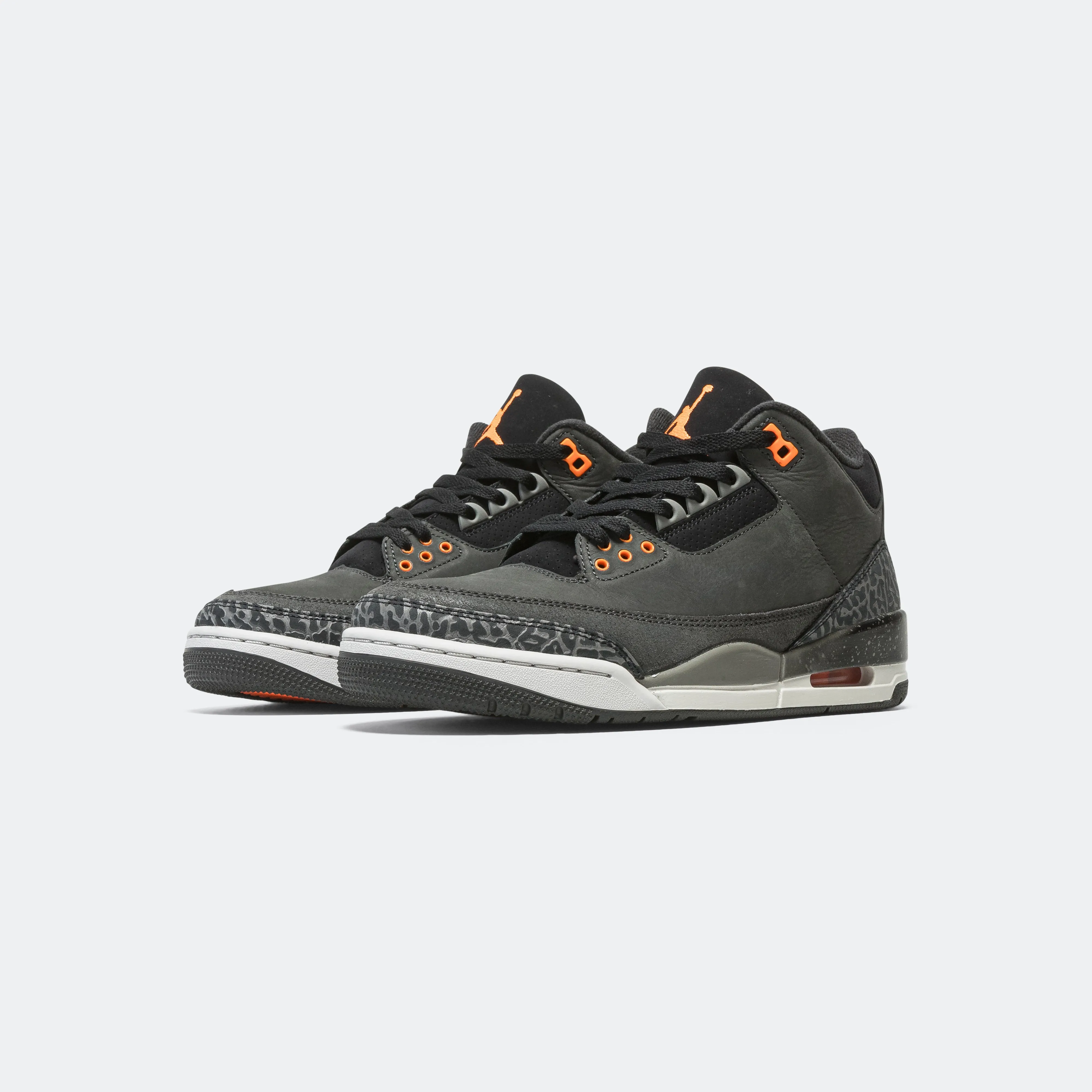 Air Jordan 3 'Fear' - Night Stadium/Total Orange-Black