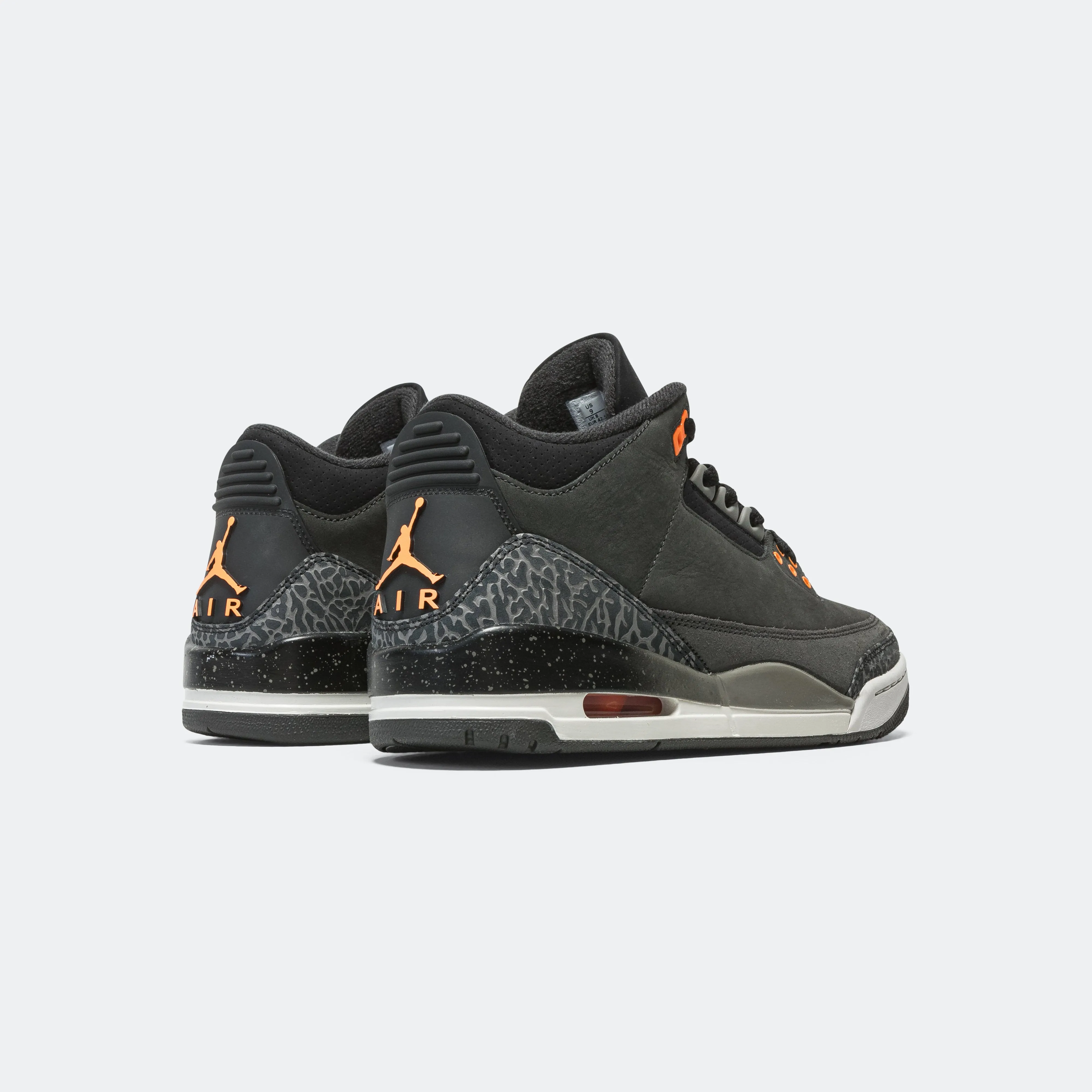 Air Jordan 3 'Fear' - Night Stadium/Total Orange-Black