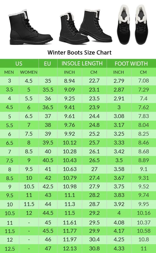 Airplane Diagram Winter Boots