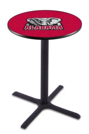 Alabama Crimson Tide Holland Bar Stool Co. Black Wrinkle Elephant Bar Pub Table