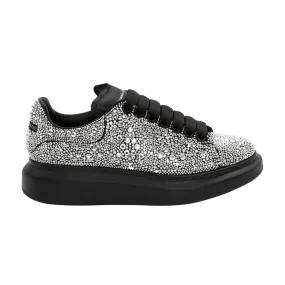 Alexander McQueen Wmns Oversized Sneaker 'Black Silver Crystal'