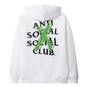 Anti Social Social Club Cancelled Sweatshirt White Green