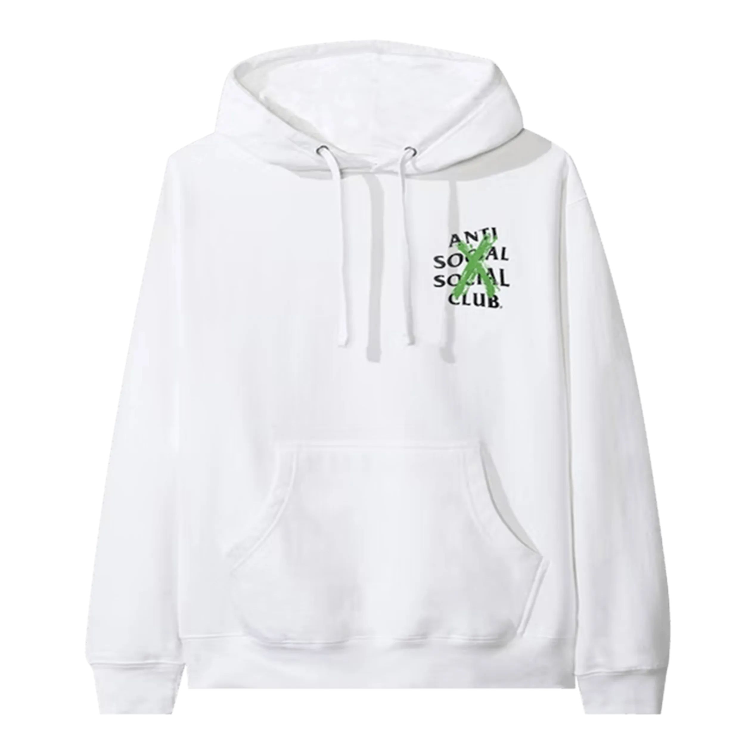 Anti Social Social Club Cancelled Sweatshirt White Green