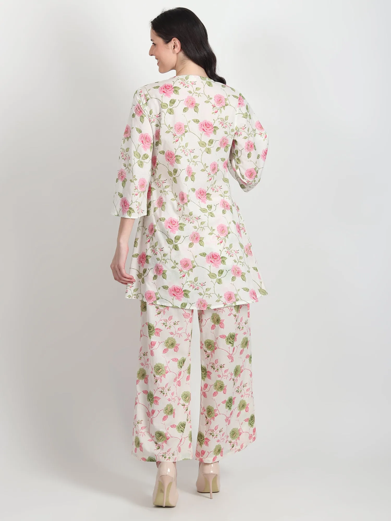 Arabella floral Printed Cotton Co-ord Set