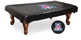 Arizona Wildcats HBS Black Vinyl Billiard Pool Table Cover