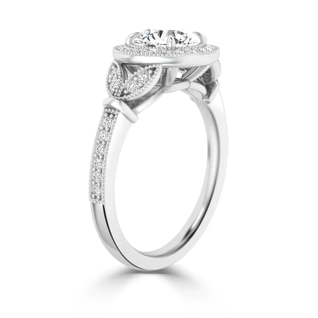 Audrey - 18ct White Gold - Round