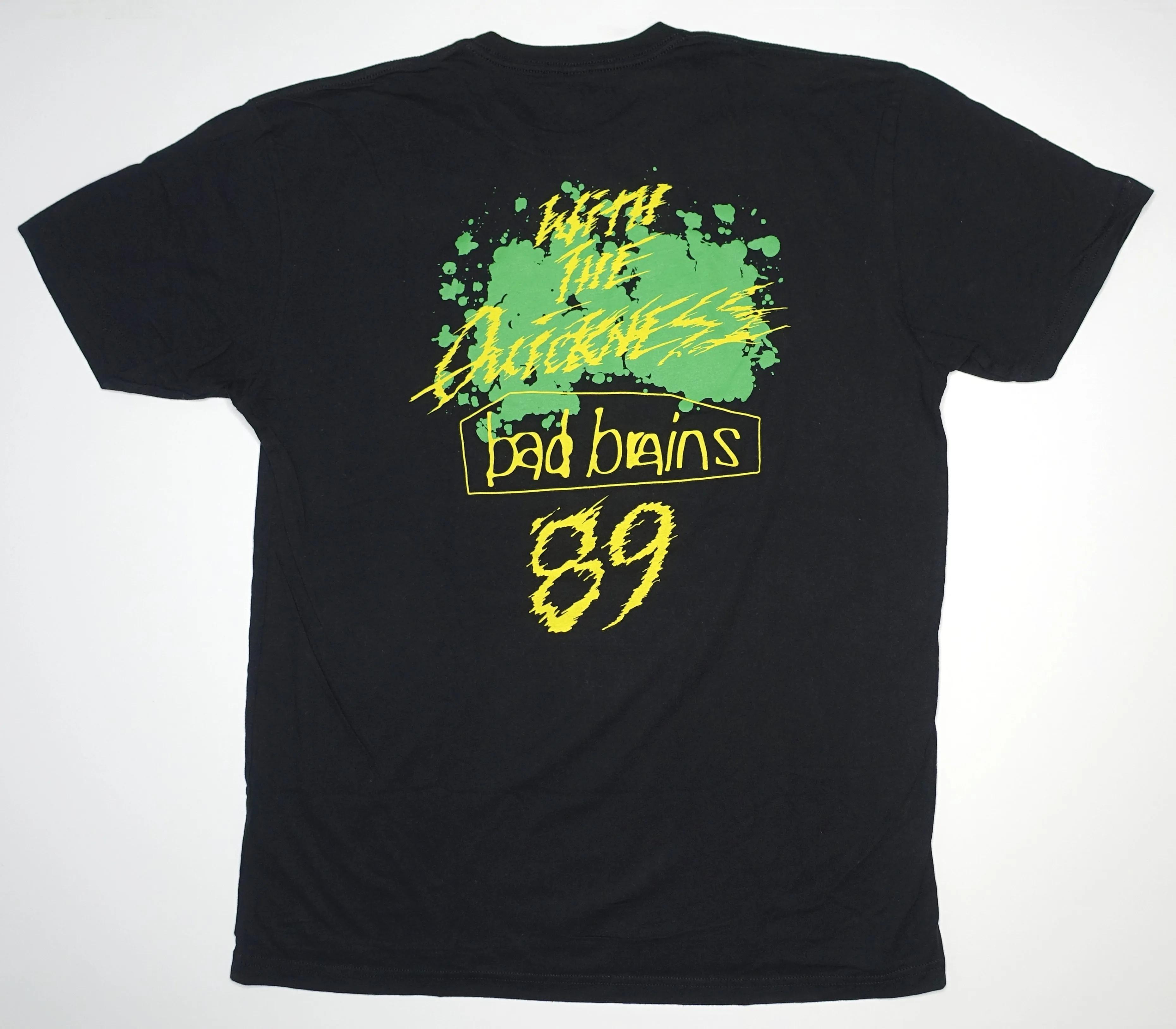 Bad Brains - With The Quickness 89 Tour Official Re-issue XL Shirt (Black)