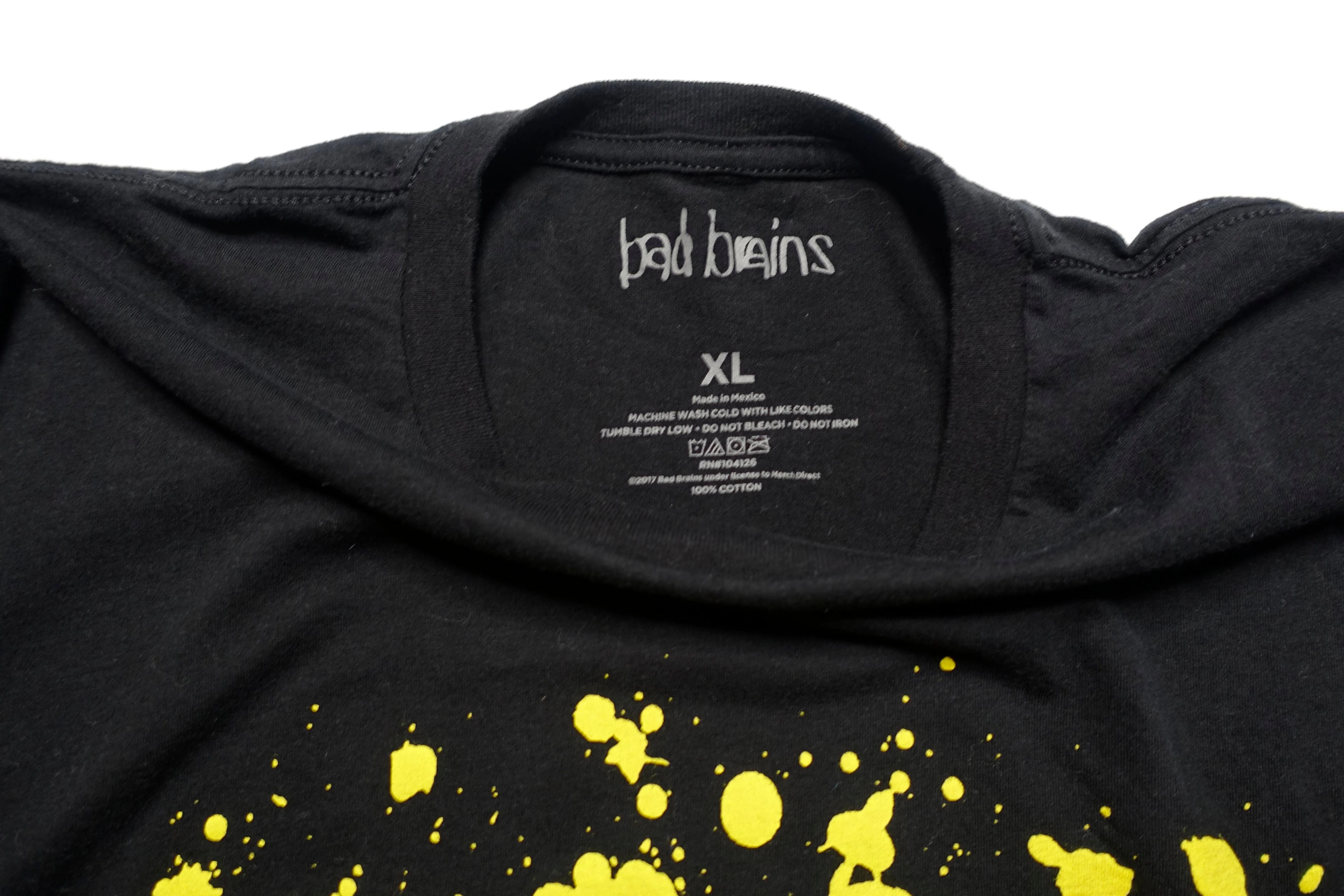 Bad Brains - With The Quickness 89 Tour Official Re-issue XL Shirt (Black)