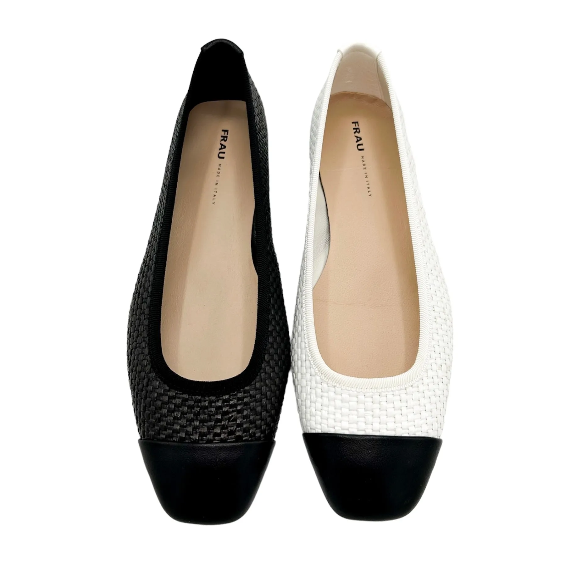 Ballerine raffia Frau