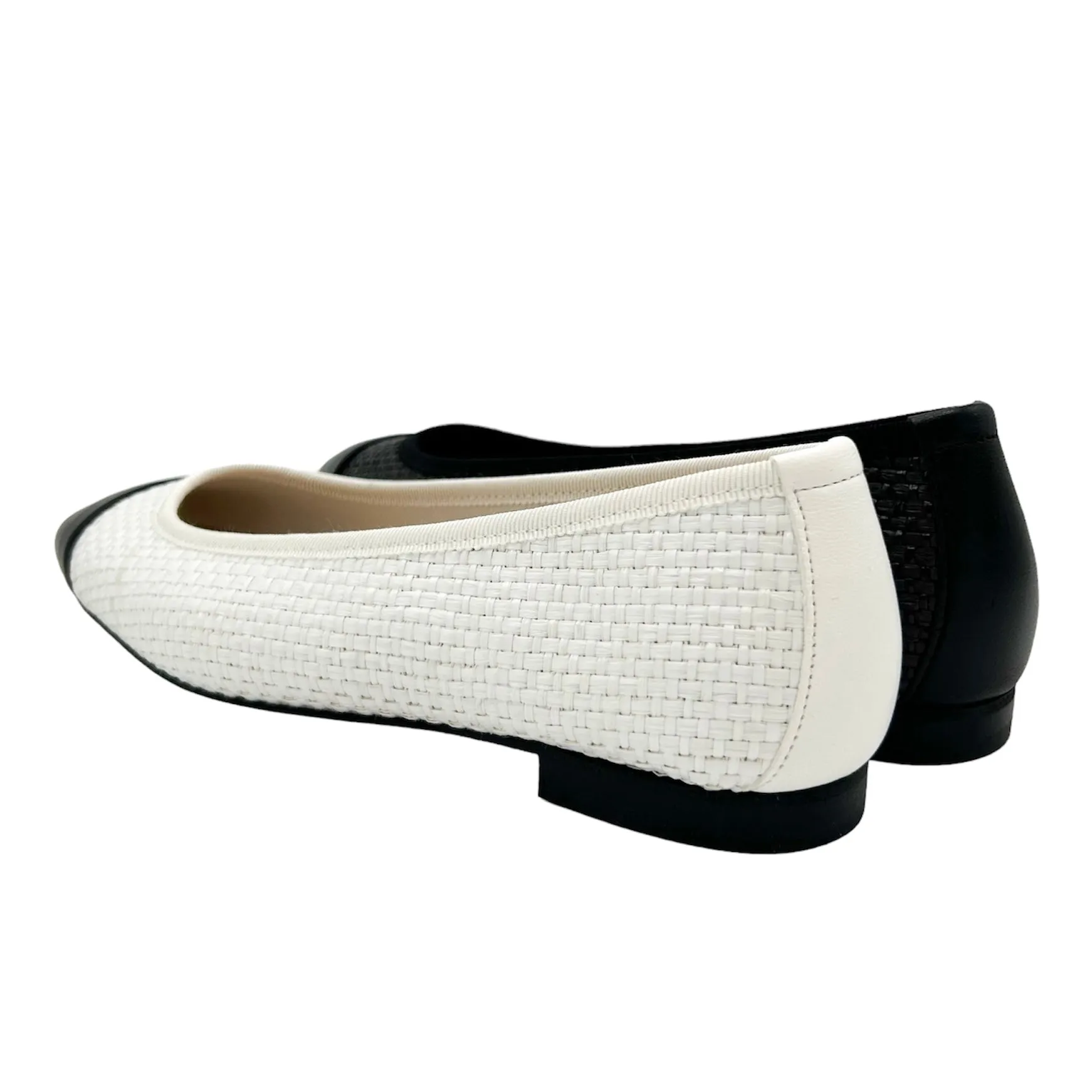 Ballerine raffia Frau