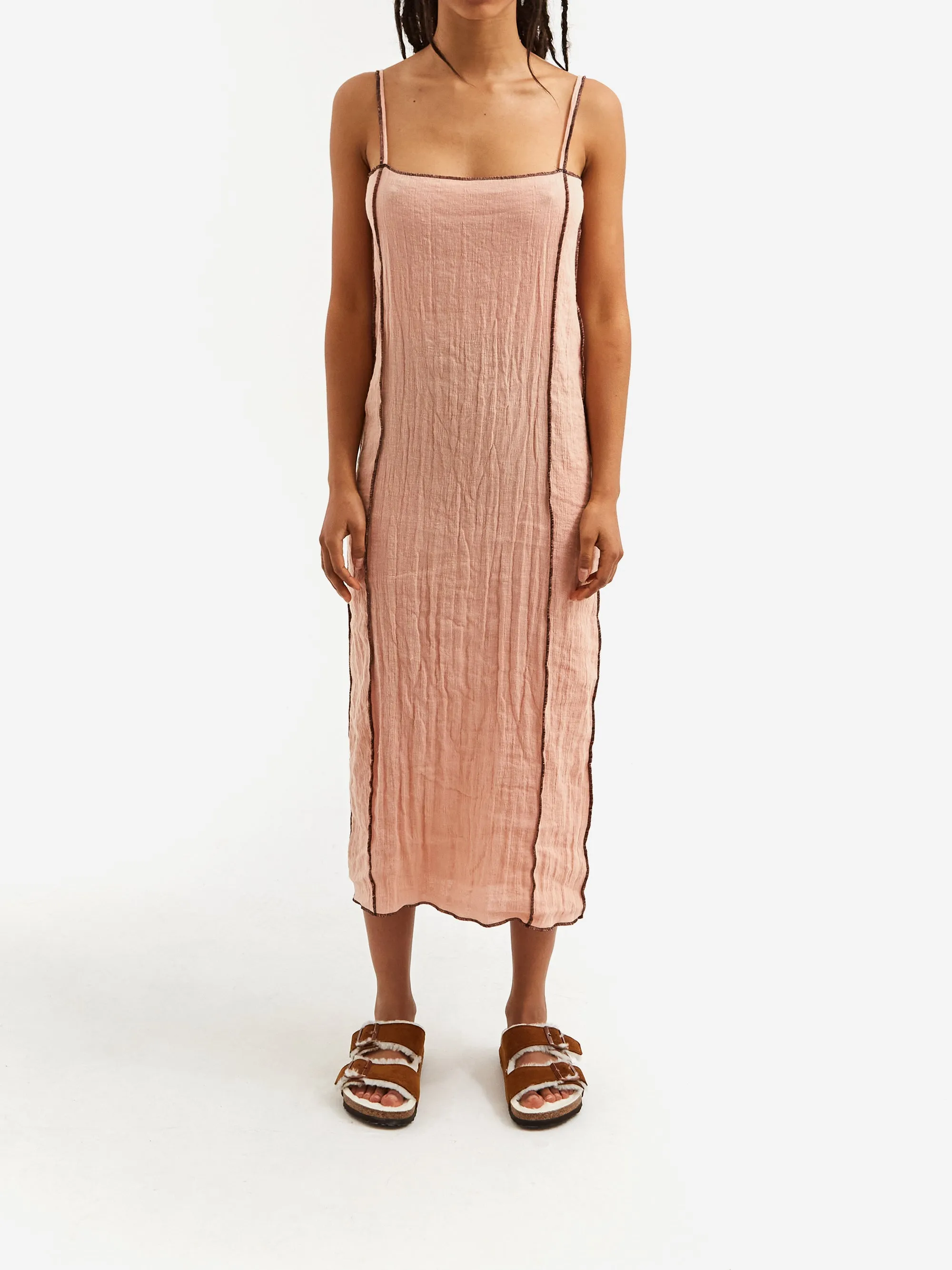 Baserange Shok Slip Dress - Rose