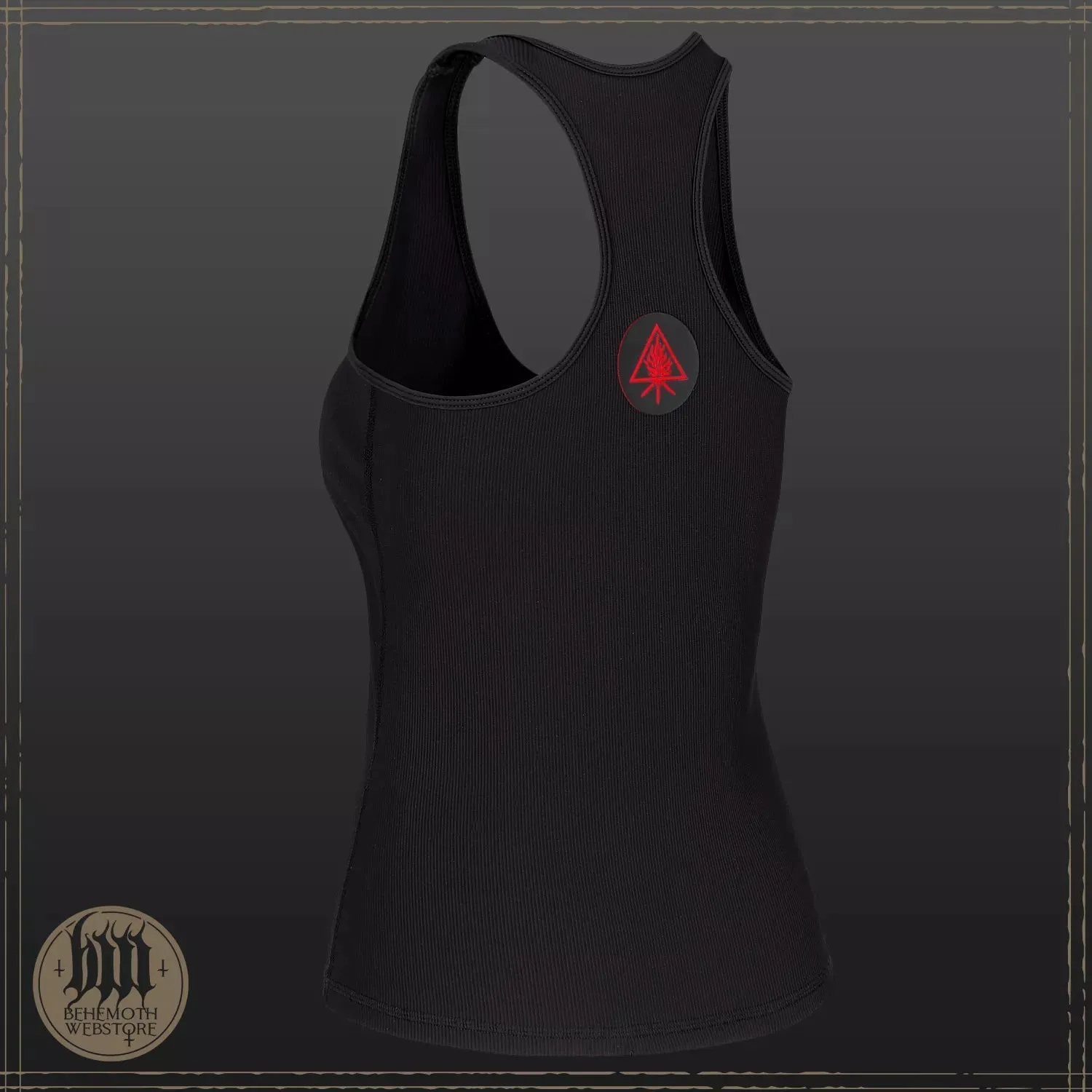 Behemoth 'The Unholy Trinity' women premium sports sleeveless  shirt - ribbed