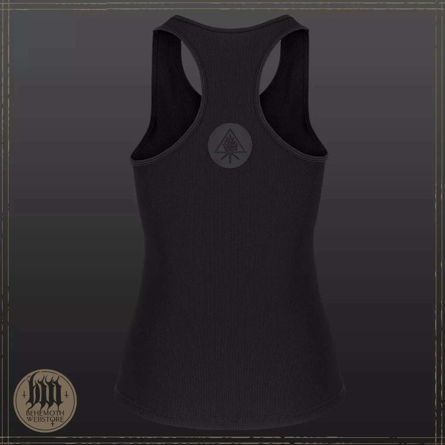 Behemoth 'The Unholy Trinity' women premium sports sleeveless  shirt - ribbed