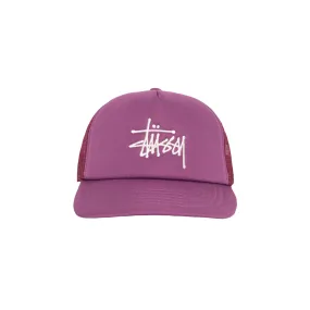 Big Basic Trucker Cap (plum)