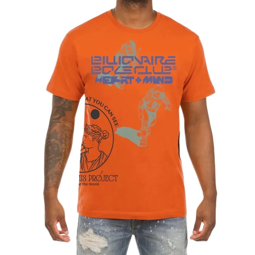 Billionaire Boys Club BB Human SS Tee Oversized Fit (Golden Poppy) 841-1209