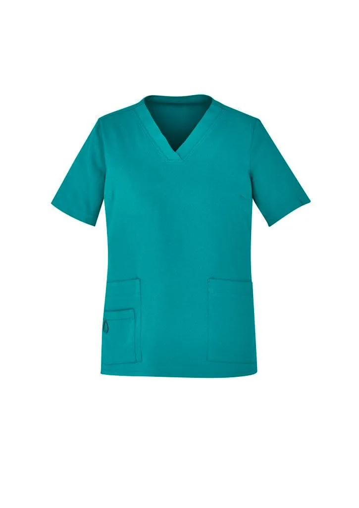 BizCare Avery Womens Easy fit V-Neck Scrub Top CST941LS