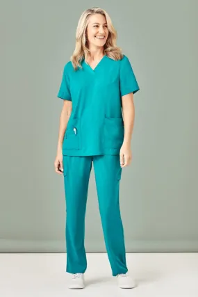 BizCare Avery Womens Easy fit V-Neck Scrub Top CST941LS