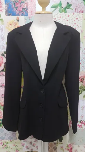 Black Blazer Jacket BU0248