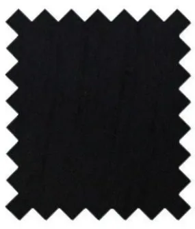 Black Shantung Wedding Swatch