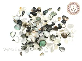 Black White Shell Natural Gemstones