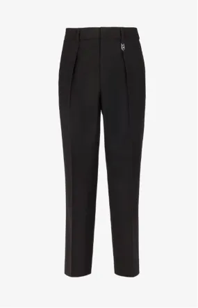 BLACK WOOL PANTS