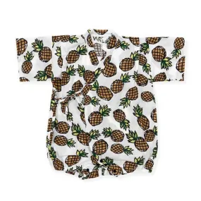 Borny Tie-Side Onesie Pineapple