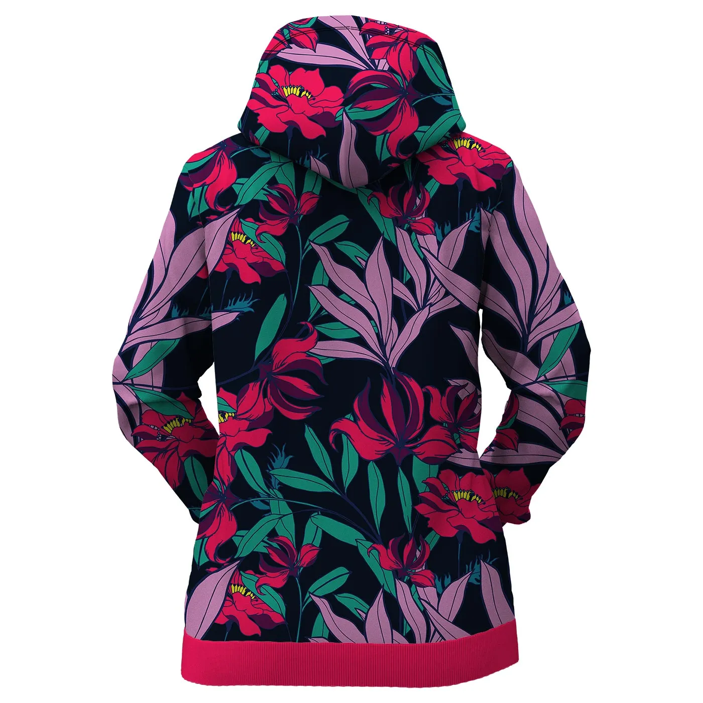 Bright Night Blossom Women Hoodie