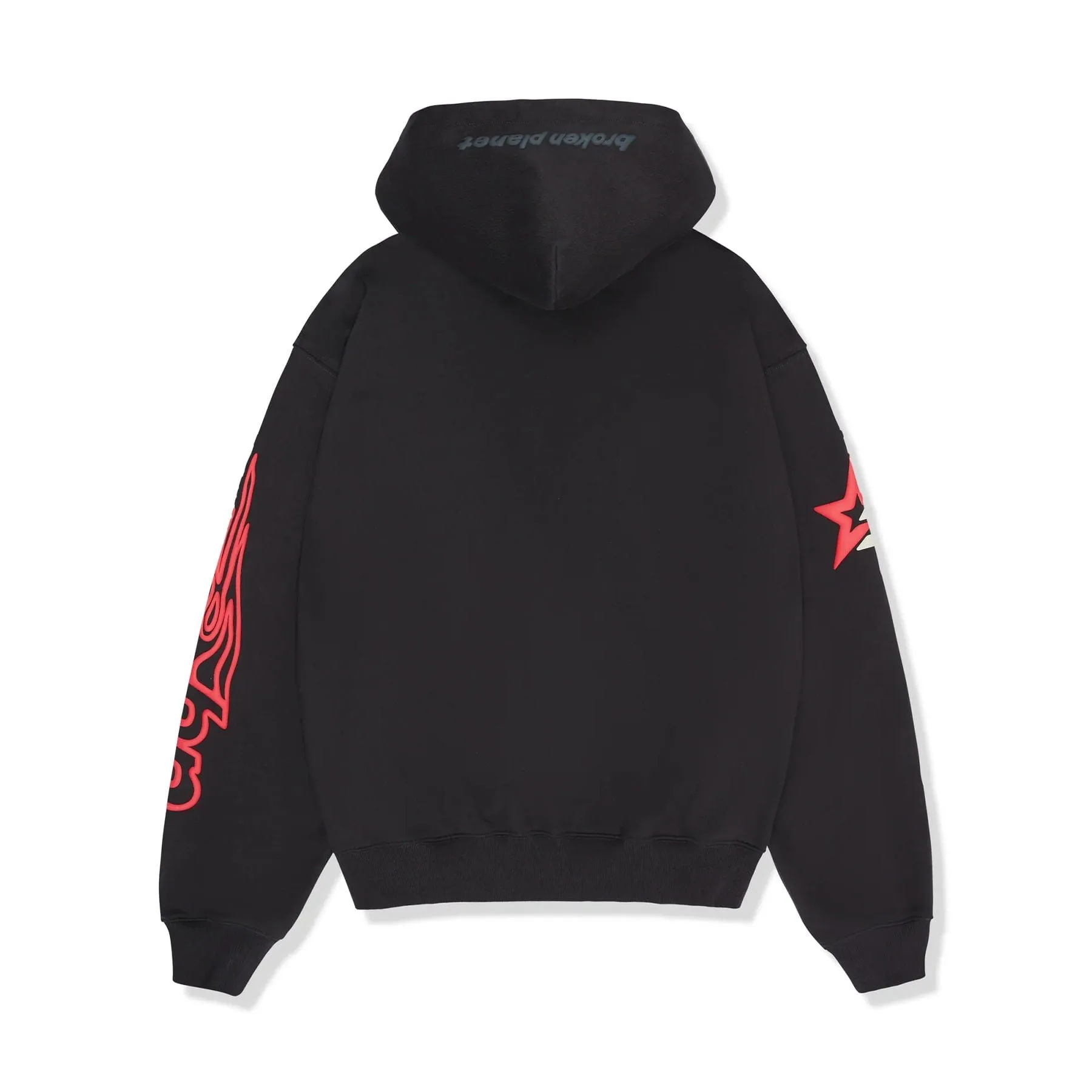 Broken Planet Market Performance Zip Up Hoodie 'Soot Black'