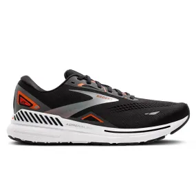 Brooks Adrenaline GTS 23 Mens | Black/mandarin Red/silver