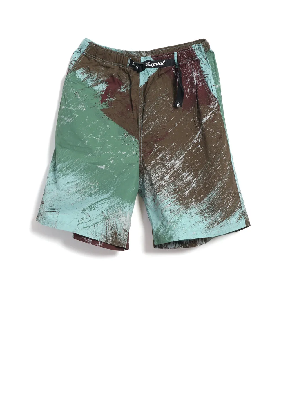 BRUSH CAMO | Easy Shorts | Turquoise