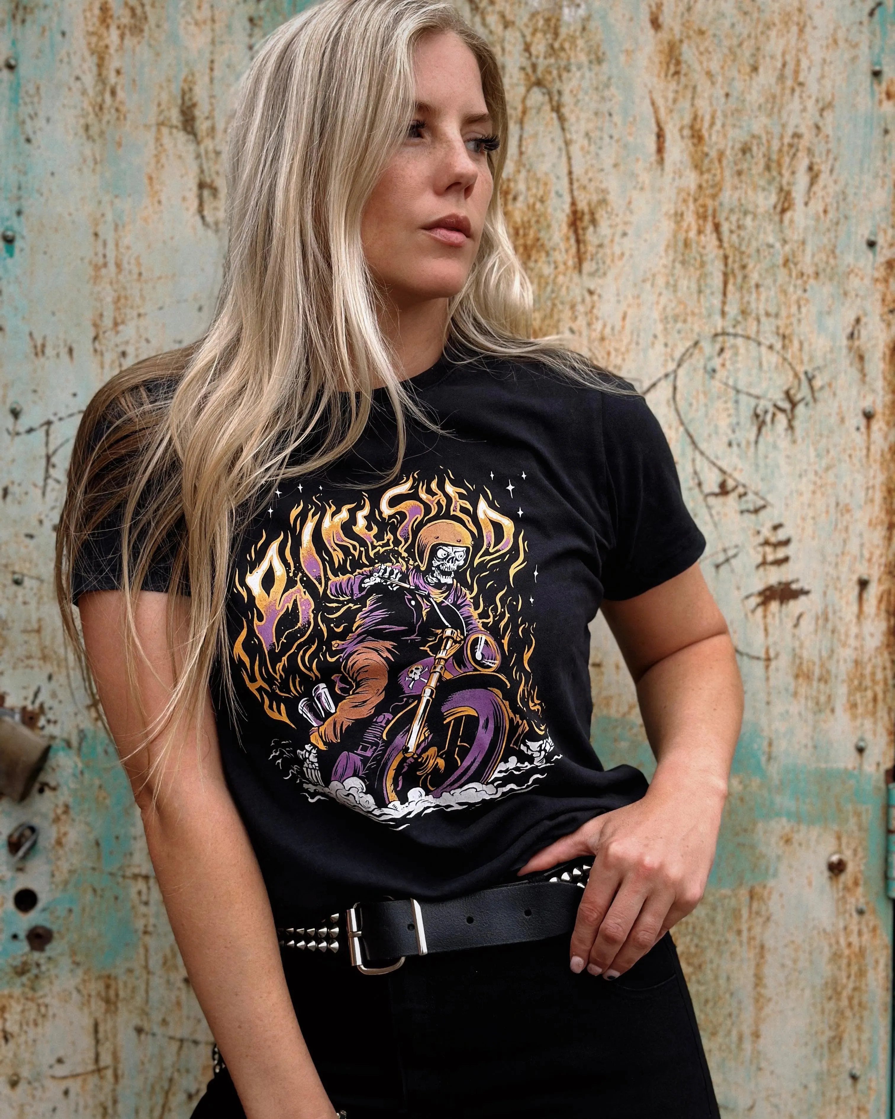 BSMC Women's Speed Demon T-Shirt - Washed Black