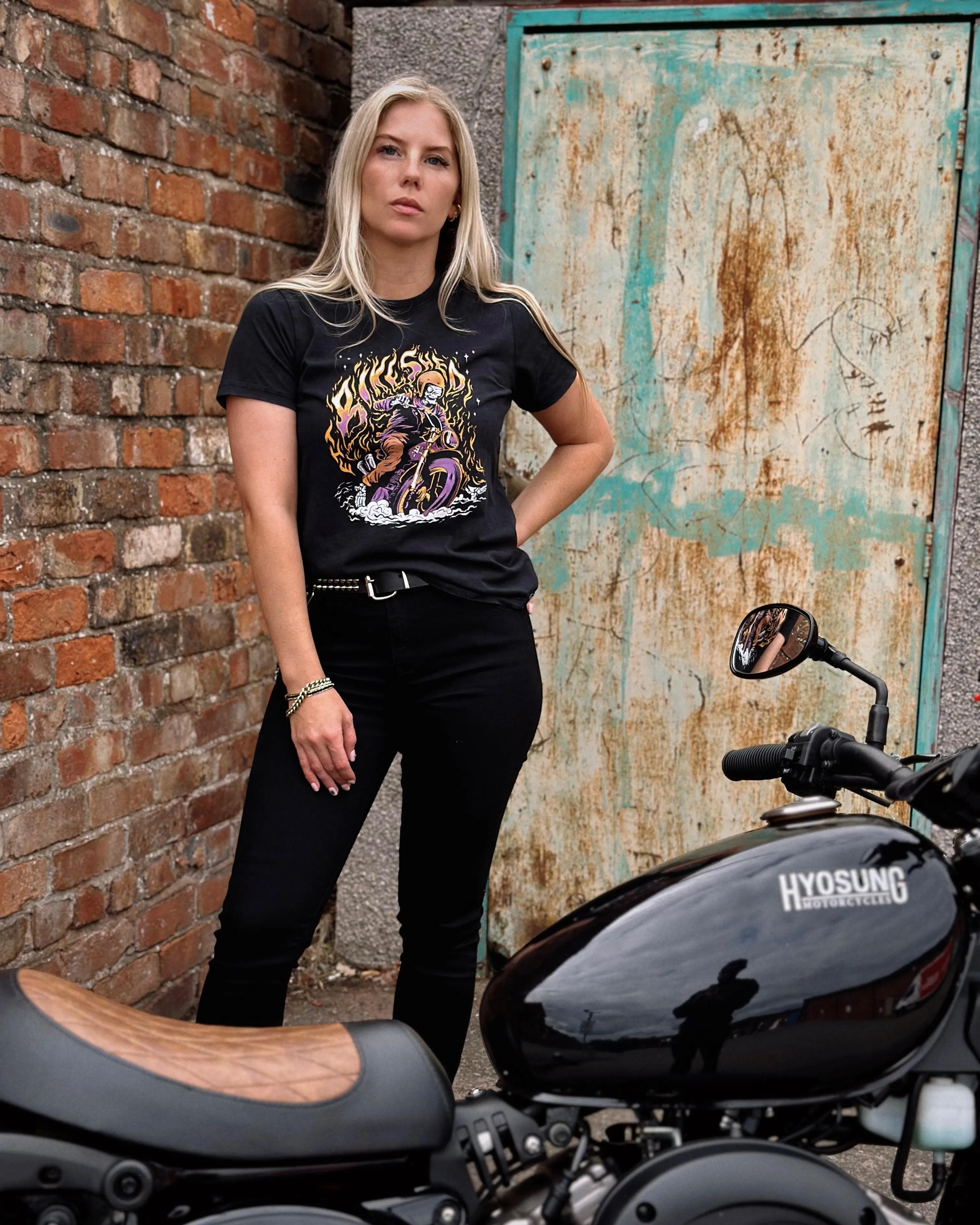 BSMC Women's Speed Demon T-Shirt - Washed Black