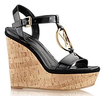 'Carioca' Wedge Sandals, White or Black