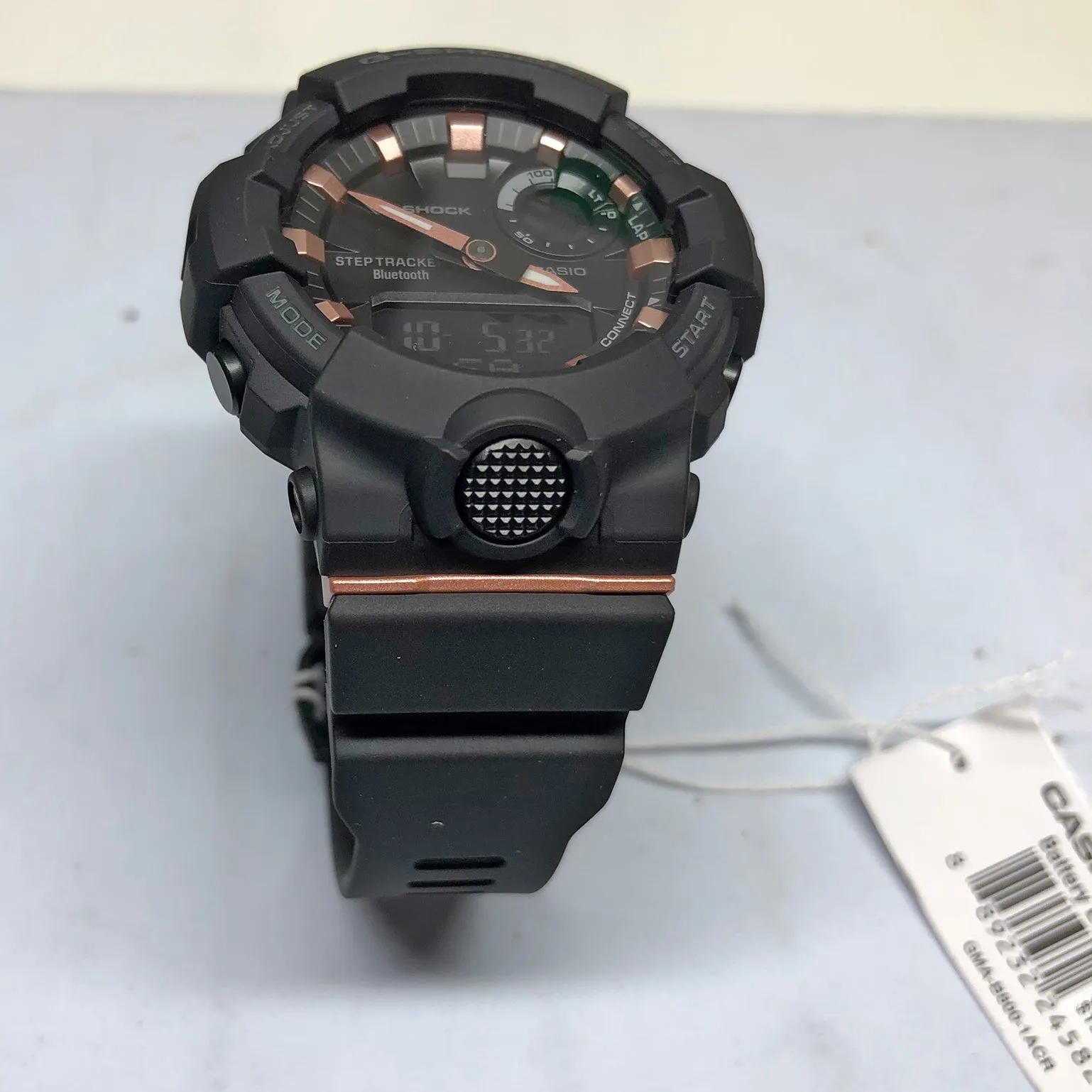 Casio G-Shock Step-Tracker S Series Black Rose Pink Watch GMAB800-1A