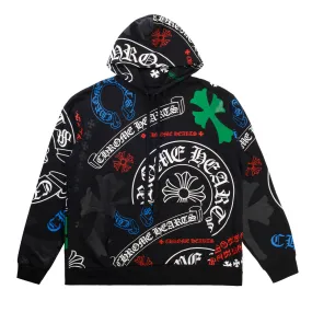 Chrome Hearts Stencil Sweatshirt Black Multicolor