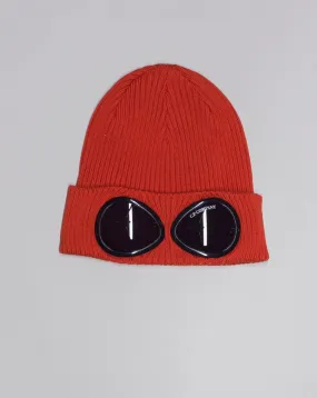 C.P. Company Cotton Goggle Beanie / Harvest Pumpkin