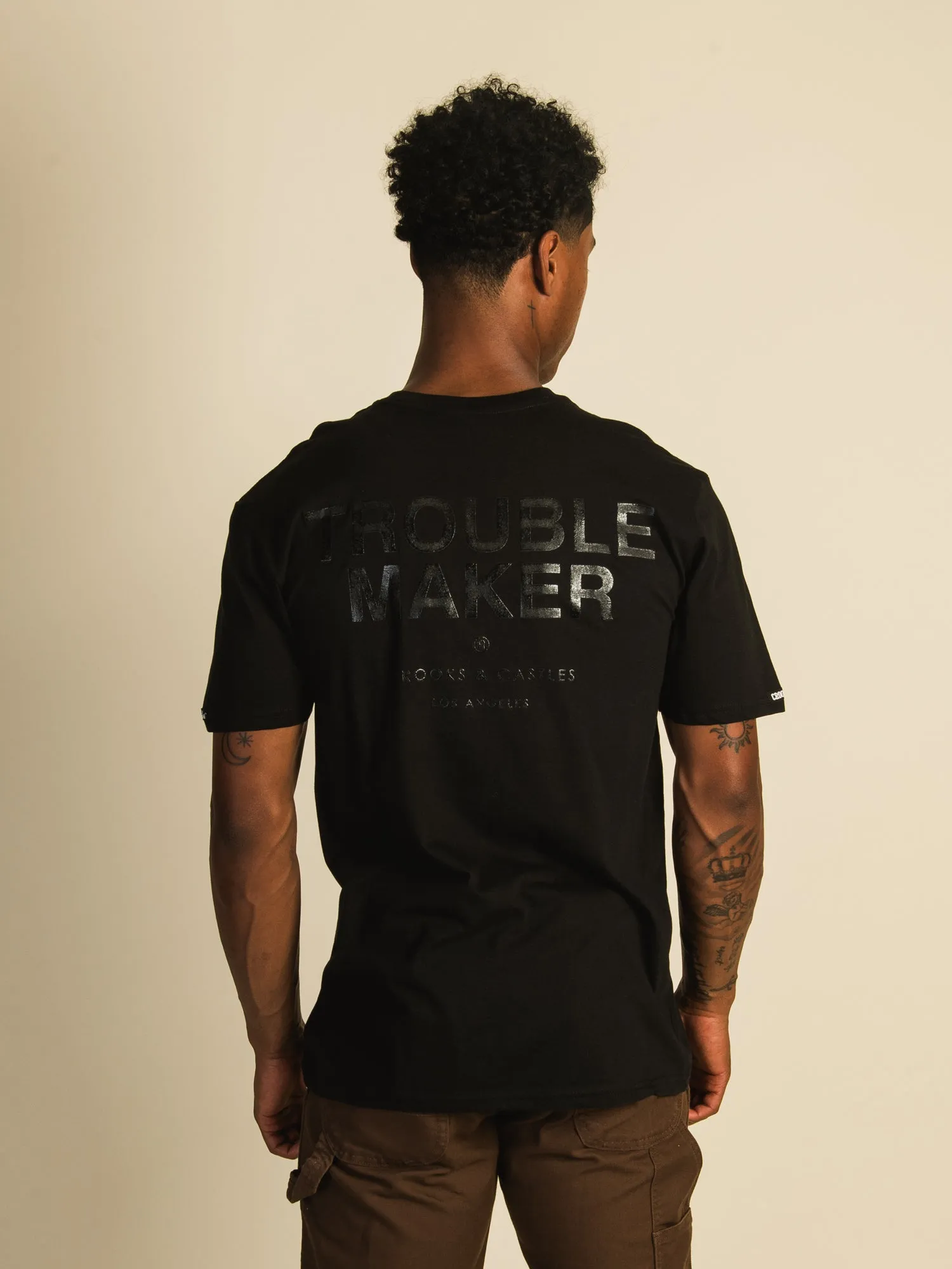 CROOKS & CASTLES TROUBLE MAKER T-SHIRT