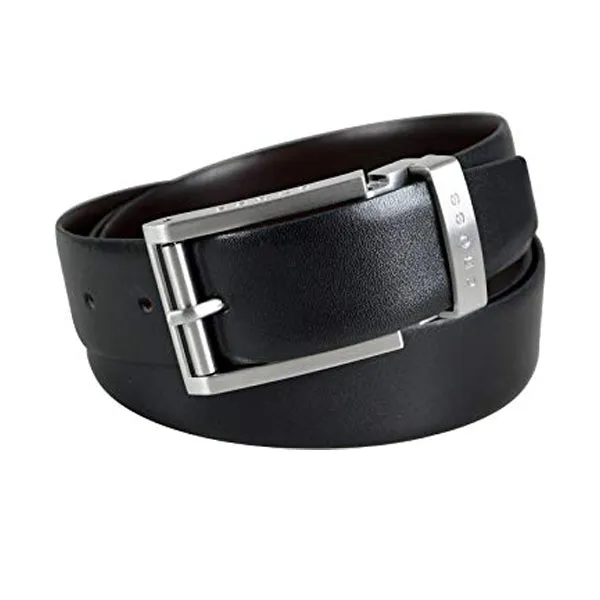 Cross Belt Santiago 35Mm Pronged Buckle Black/Brown 17070