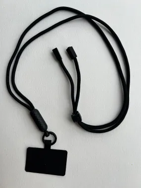 Crossbody Cell Phone Strap | Black