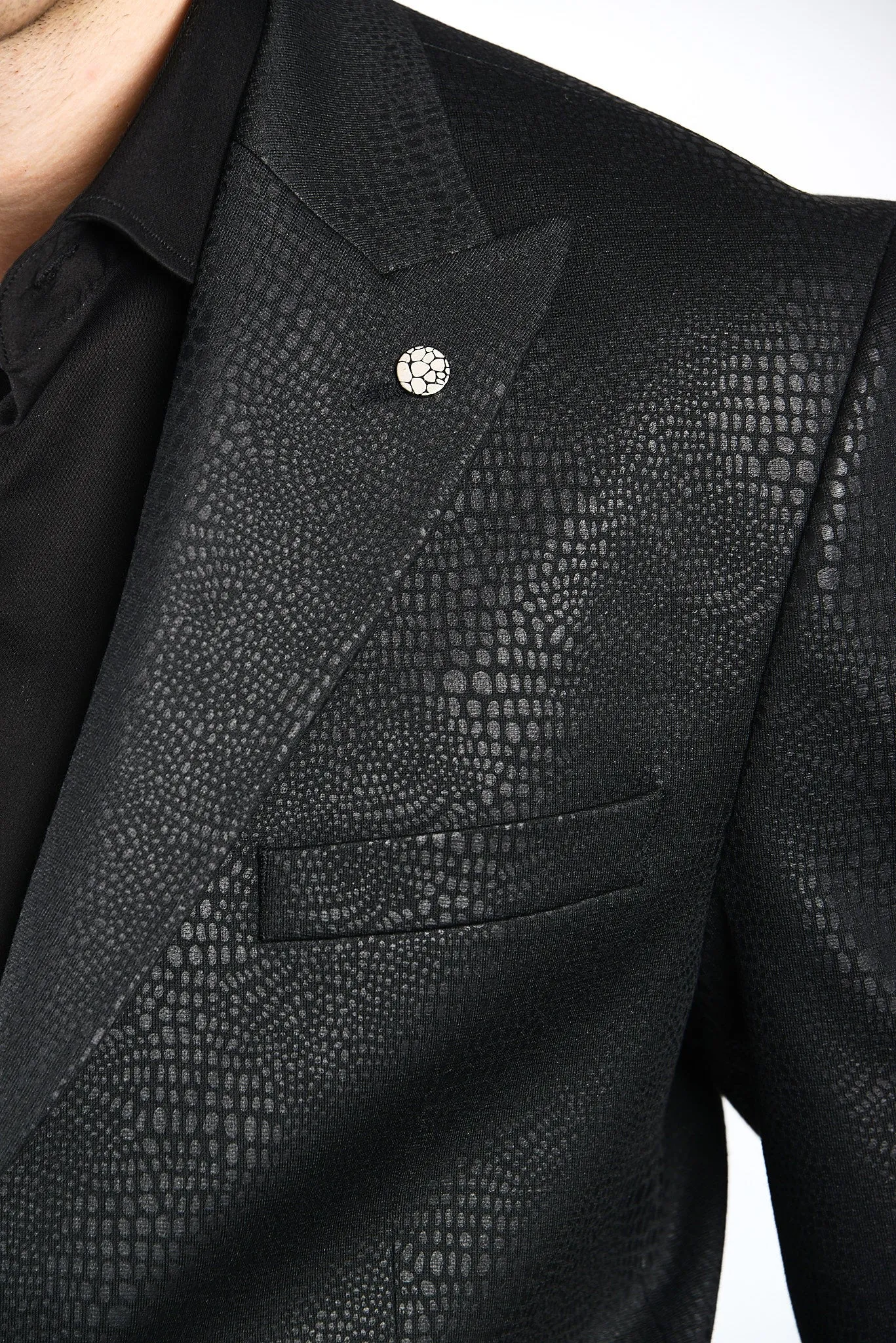 Dalston Alligator Print Sportcoat