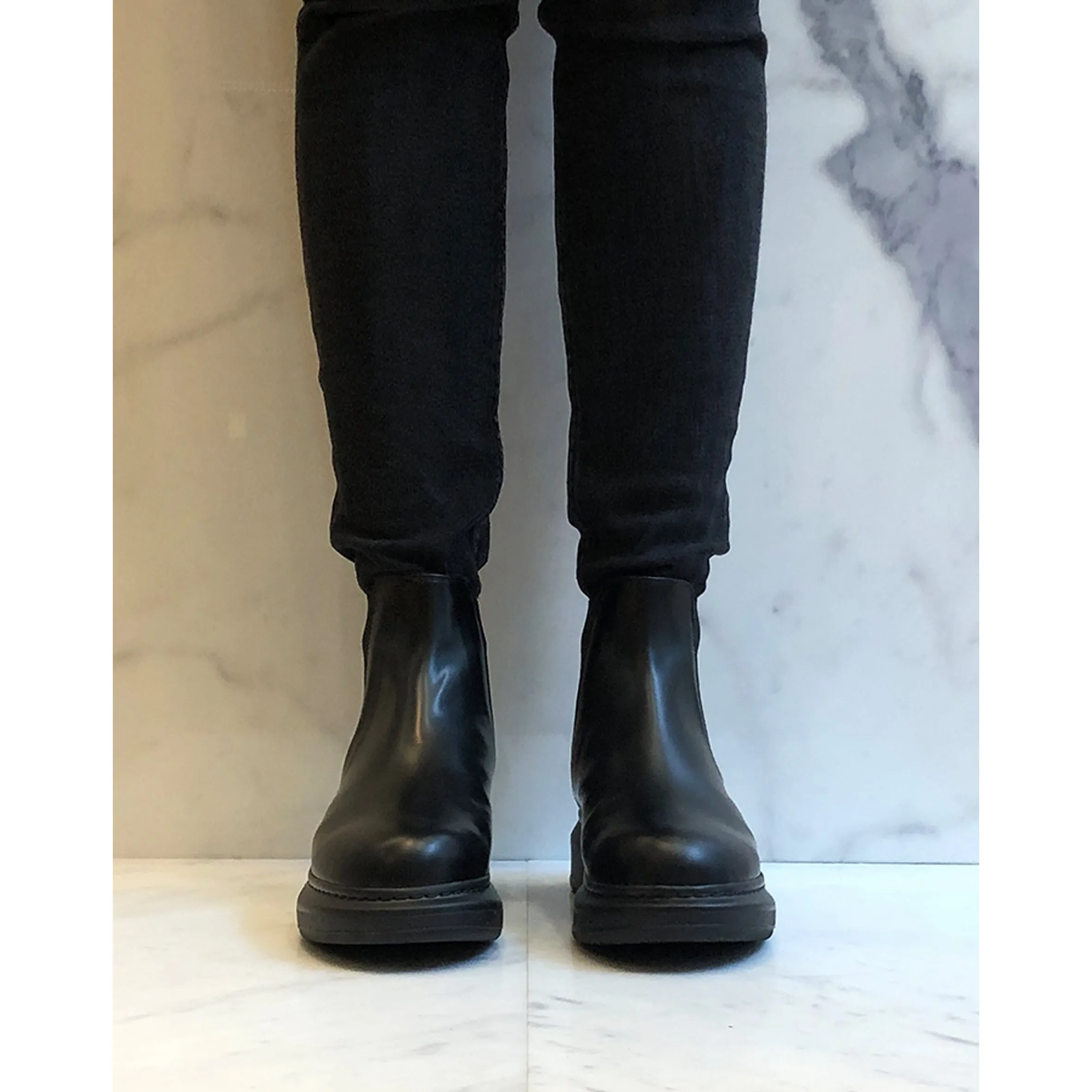 Es Chelsea Hybrid Boots, Black