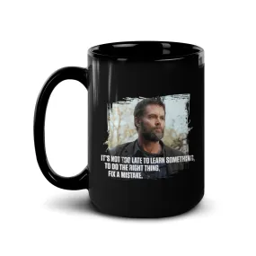 Fear The Walking Dead John Not Too Late Black Mug