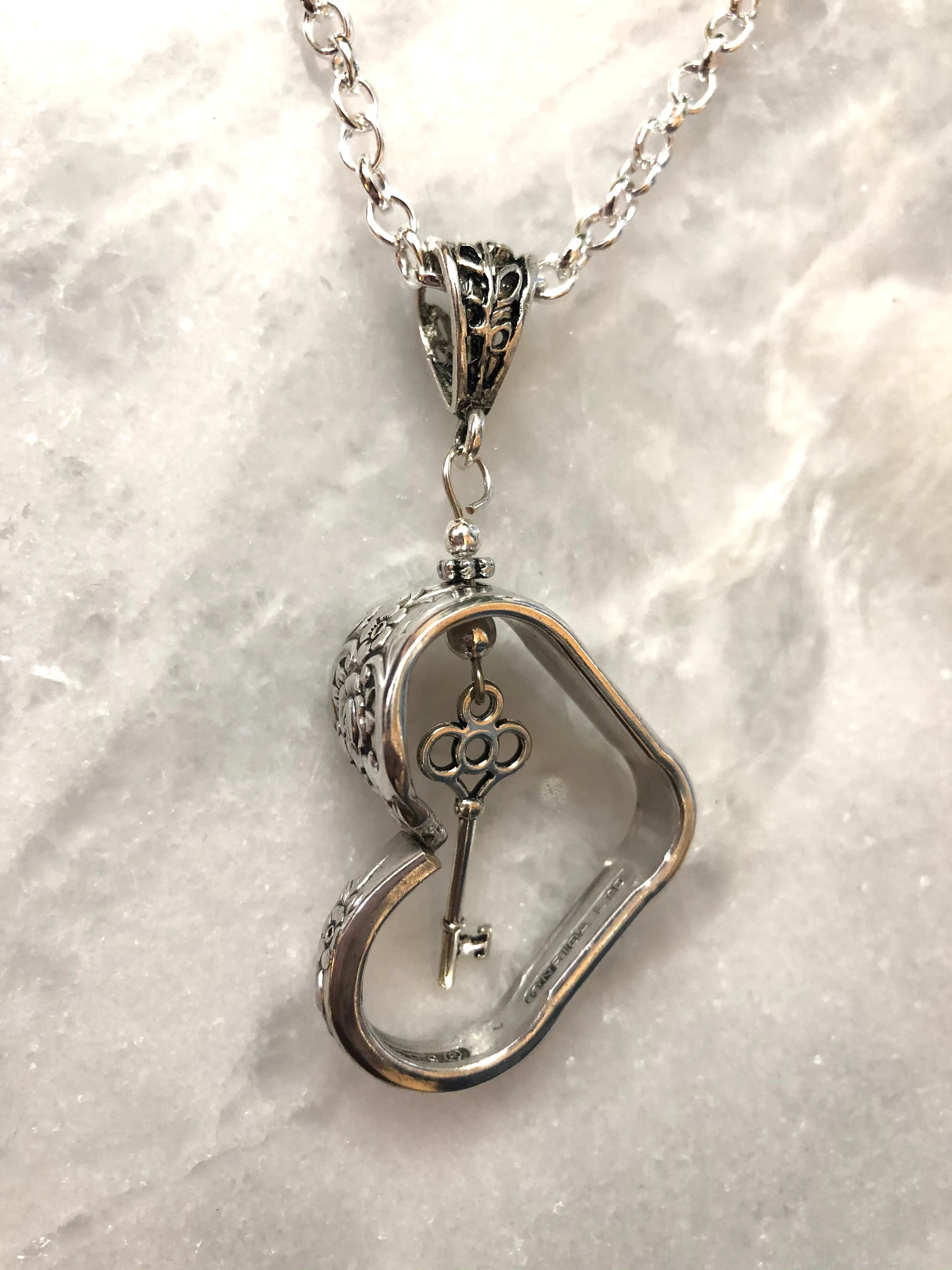 Floating Heart Necklace