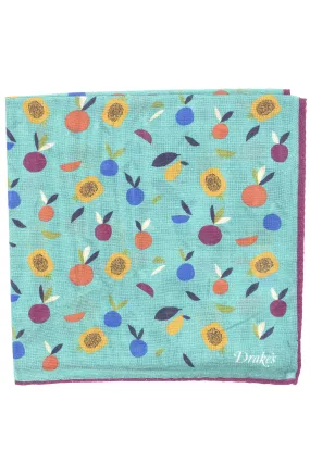 Fruit Print Pocket Square